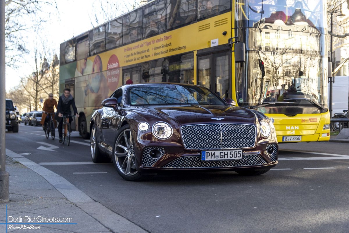 Bentley Continental GT (2018) spotted in Berlin — BerlinRichStreets